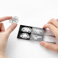 ETCHING CLIPS DINOSAUR