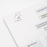 ETCHING CLIPS STATIONERY