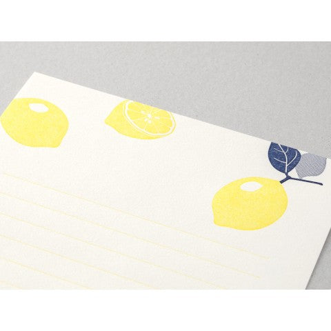 LETTER SET 476 LETTERPRESS LEMON