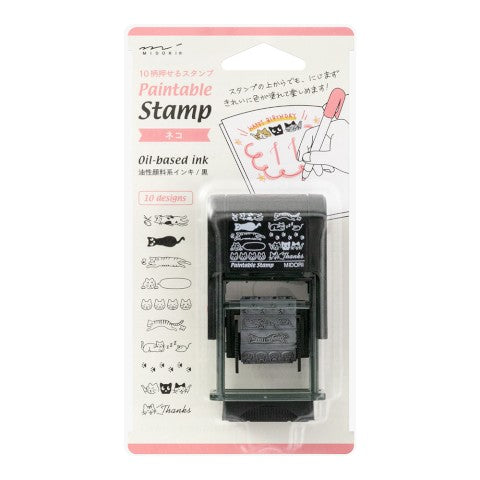 PAINTABLE STAMP CAT