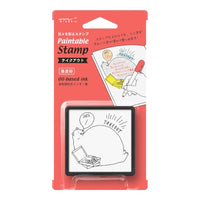 PAINTABLE STAMP PRE-INKED TAKE-OUT