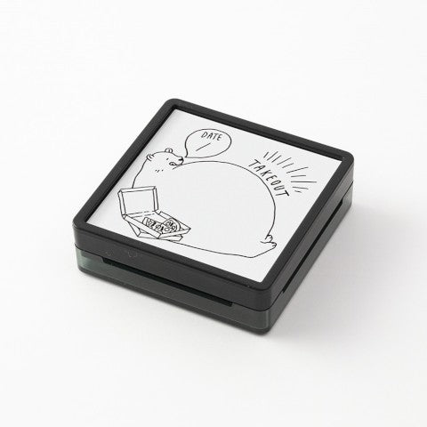 PAINTABLE STAMP PRE-INKED TAKE-OUT