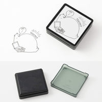 PAINTABLE STAMP PRE-INKED TAKE-OUT