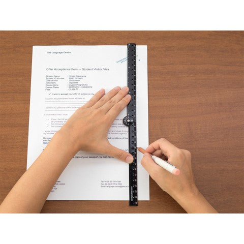 MULTI RULER 30CM BLACK