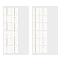 MIDORI CHIRATTO INDEX TAB - LARGE - GOLD PATTERN