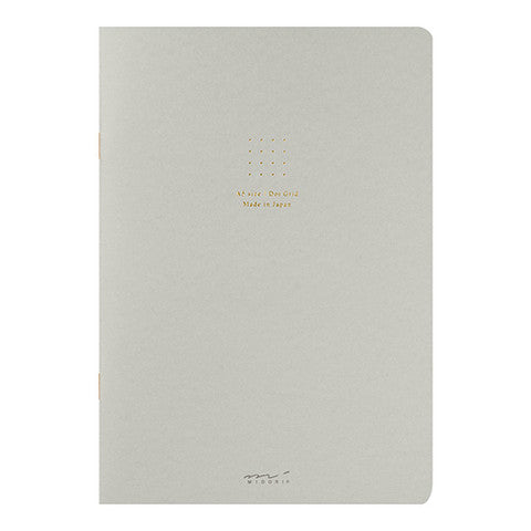 MIDORI SOFT COLOR NOTEBOOK - A5 - DOT GRID - GRAY