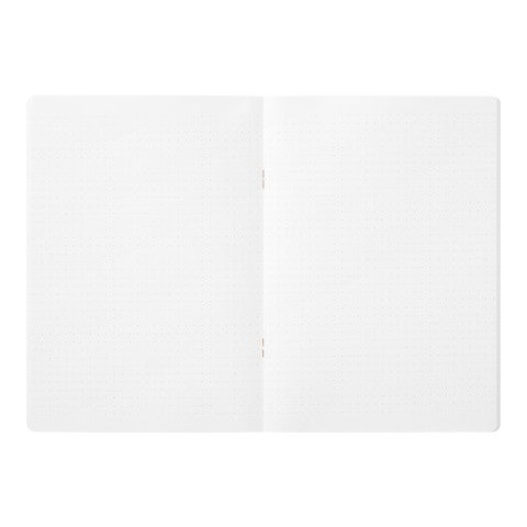MIDORI SOFT COLOR NOTEBOOK - A5 - DOT GRID - WHITE