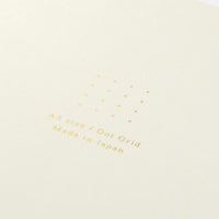 MIDORI SOFT COLOR NOTEBOOK - A5 - DOT GRID - WHITE