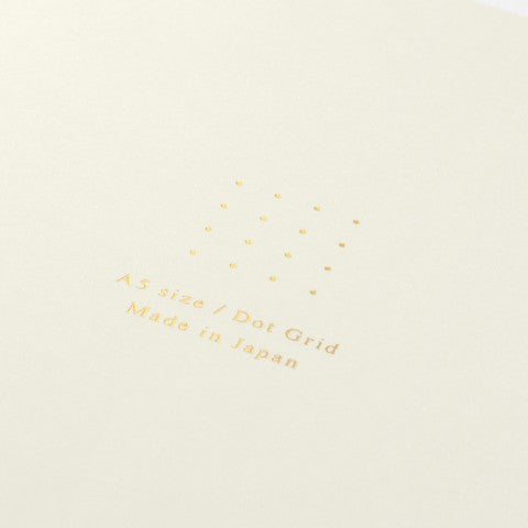 MIDORI SOFT COLOR NOTEBOOK - A5 - DOT GRID - WHITE