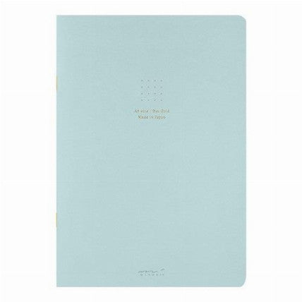 MIDORI SOFT COLOR NOTEBOOK - A5 - DOT GRID - BLUE