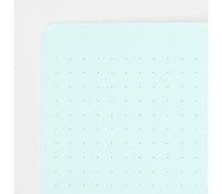 MIDORI SOFT COLOR NOTEBOOK - A5 - DOT GRID - BLUE