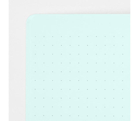 MIDORI SOFT COLOR NOTEBOOK - A5 - DOT GRID - BLUE