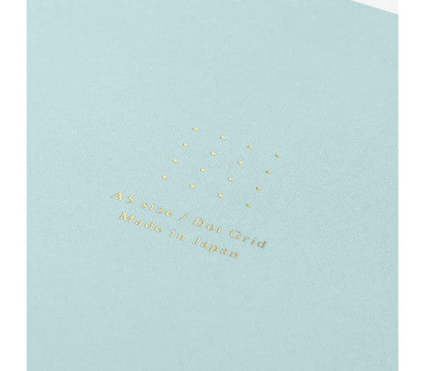 MIDORI SOFT COLOR NOTEBOOK - A5 - DOT GRID - BLUE
