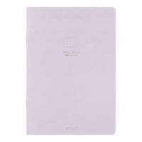 MIDORI SOFT COLOR NOTEBOOK - A5 - DOT GRID - PURPLE