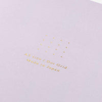 MIDORI SOFT COLOR NOTEBOOK - A5 - DOT GRID - PURPLE