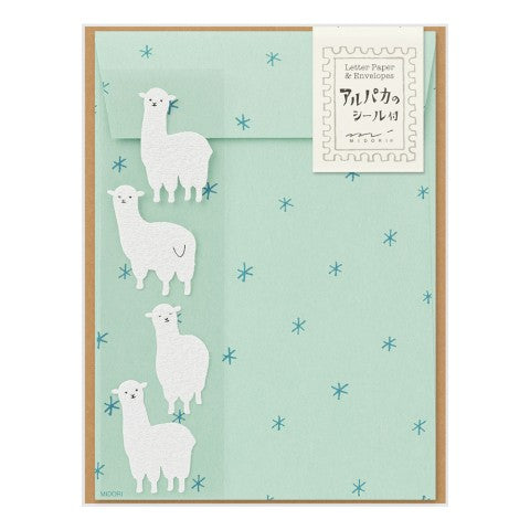 LETTER SET WITH STICKERS 367 ALPACA B (CHANGE FROM JP#230859)