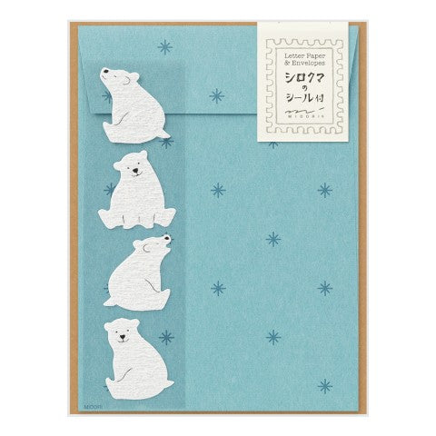 LETTER SET WITH STICKERS 311 POLAR BEAR A (CHANGE FROM JP#232057)