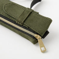 BOOK BAND PEN CASE B6 - A5  KHAKI 