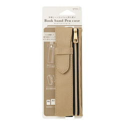 BOOK BAND PEN CASE B6 - A5  BEIGE (CHANGE FROM JP#231857)