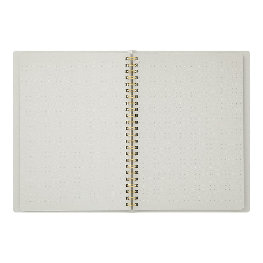 RING NOTEBOOK A5 COLOR DOT GRID GRAY