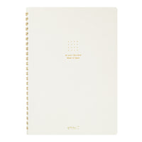 RING NOTEBOOK A5 COLOR DOT GRID WHITE