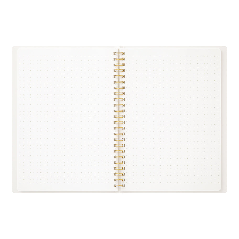 RING NOTEBOOK A5 COLOR DOT GRID WHITE