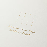 RING NOTEBOOK A5 COLOR DOT GRID WHITE