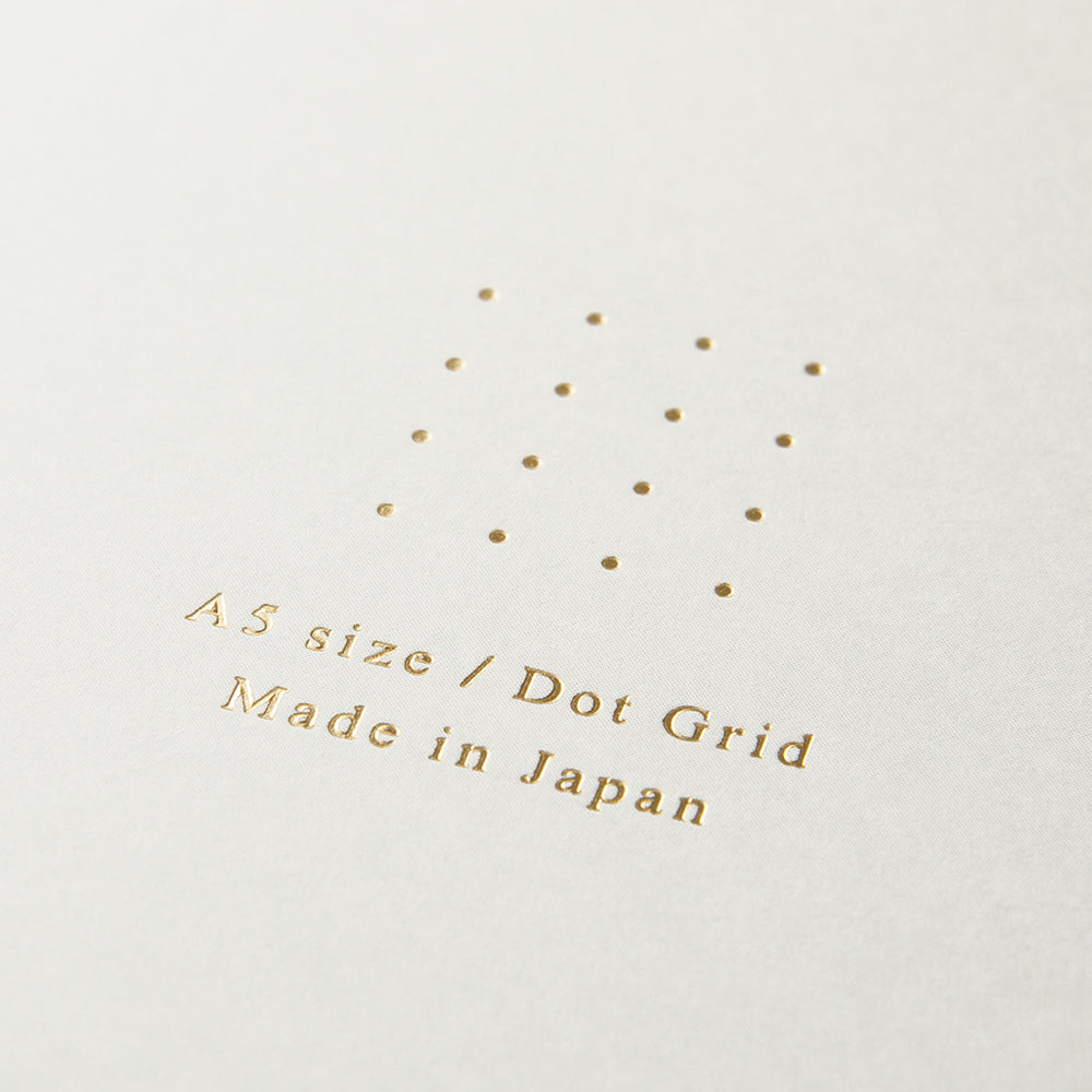 RING NOTEBOOK A5 COLOR DOT GRID WHITE