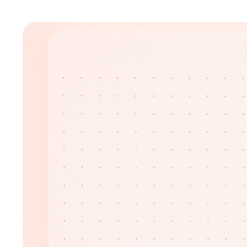 RING NOTEBOOK A5 COLOR DOT GRID PINK