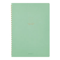 RING NOTEBOOK A5 COLOR DOT GRID GREEN