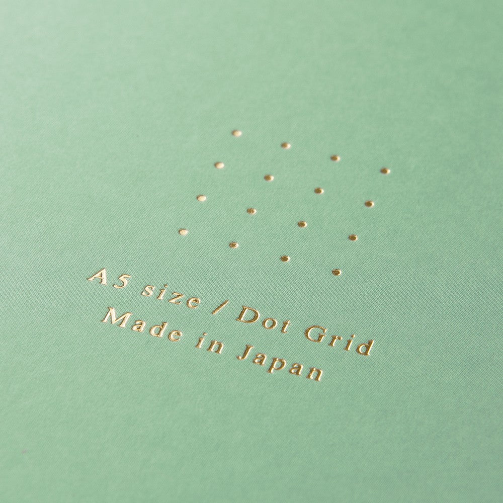 RING NOTEBOOK A5 COLOR DOT GRID GREEN