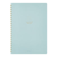 RING NOTEBOOK A5 COLOR DOT GRID BLUE