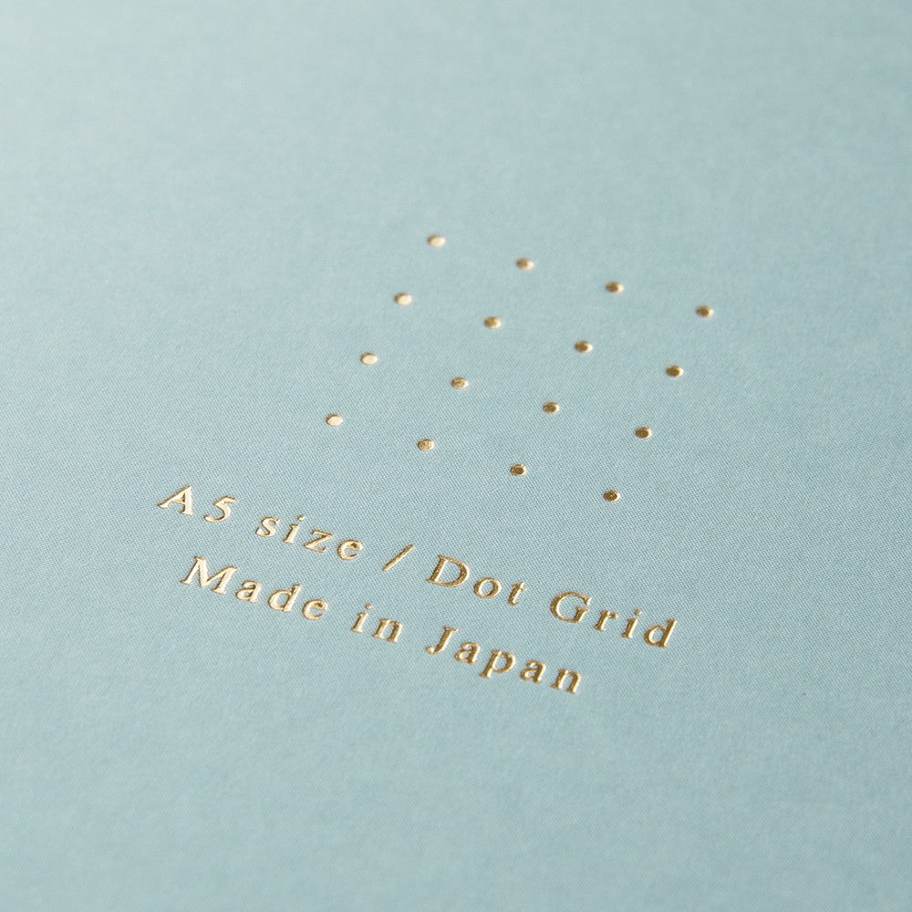 RING NOTEBOOK A5 COLOR DOT GRID BLUE
