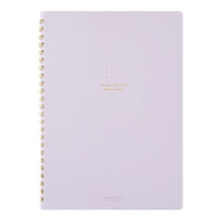 RING NOTEBOOK A5 COLOR DOT GRID PURPLE