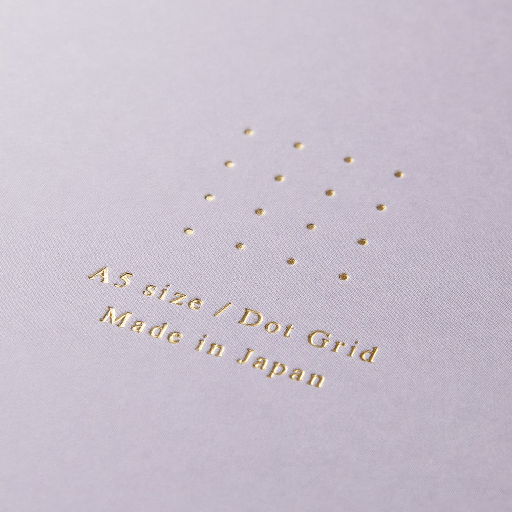 RING NOTEBOOK A5 COLOR DOT GRID PURPLE