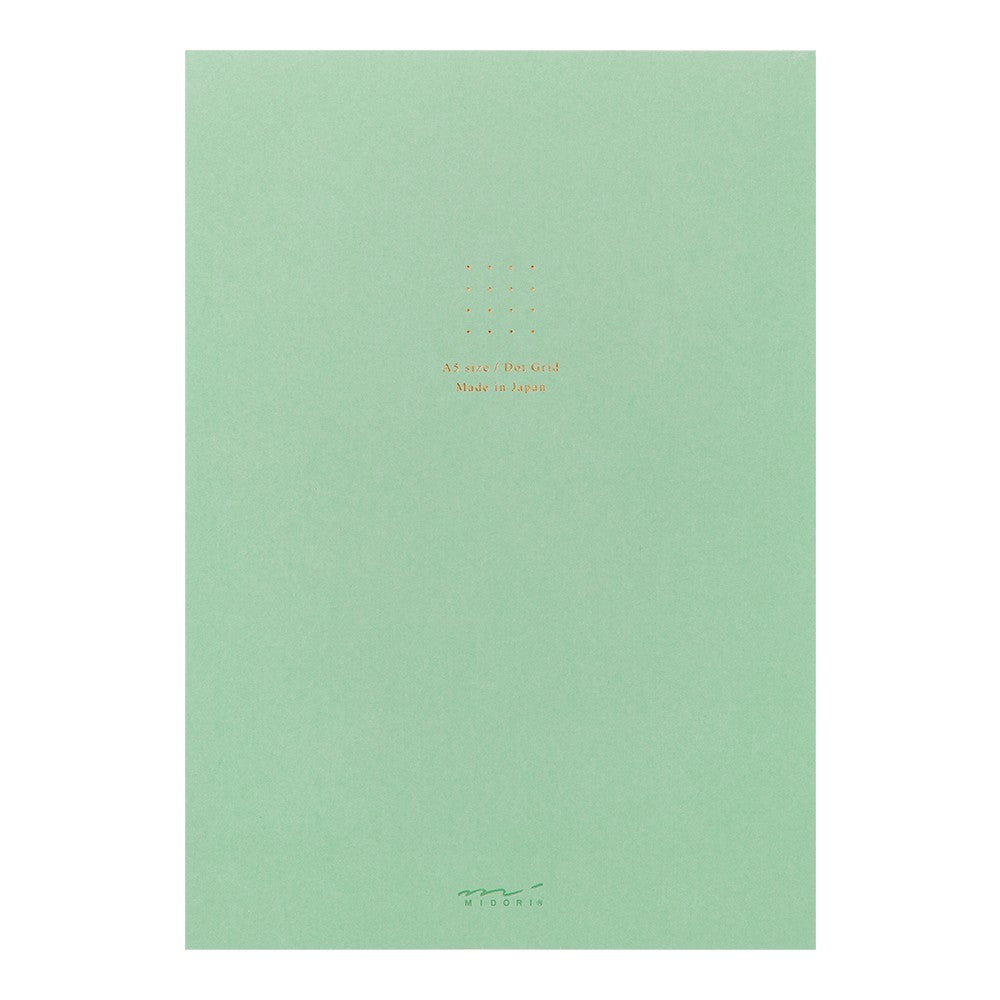 PAPER PAD A5 COLOR DOT GRID GREEN