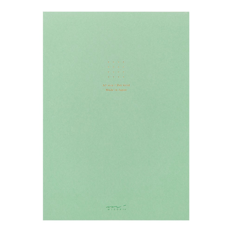 PAPER PAD A5 COLOR DOT GRID GREEN