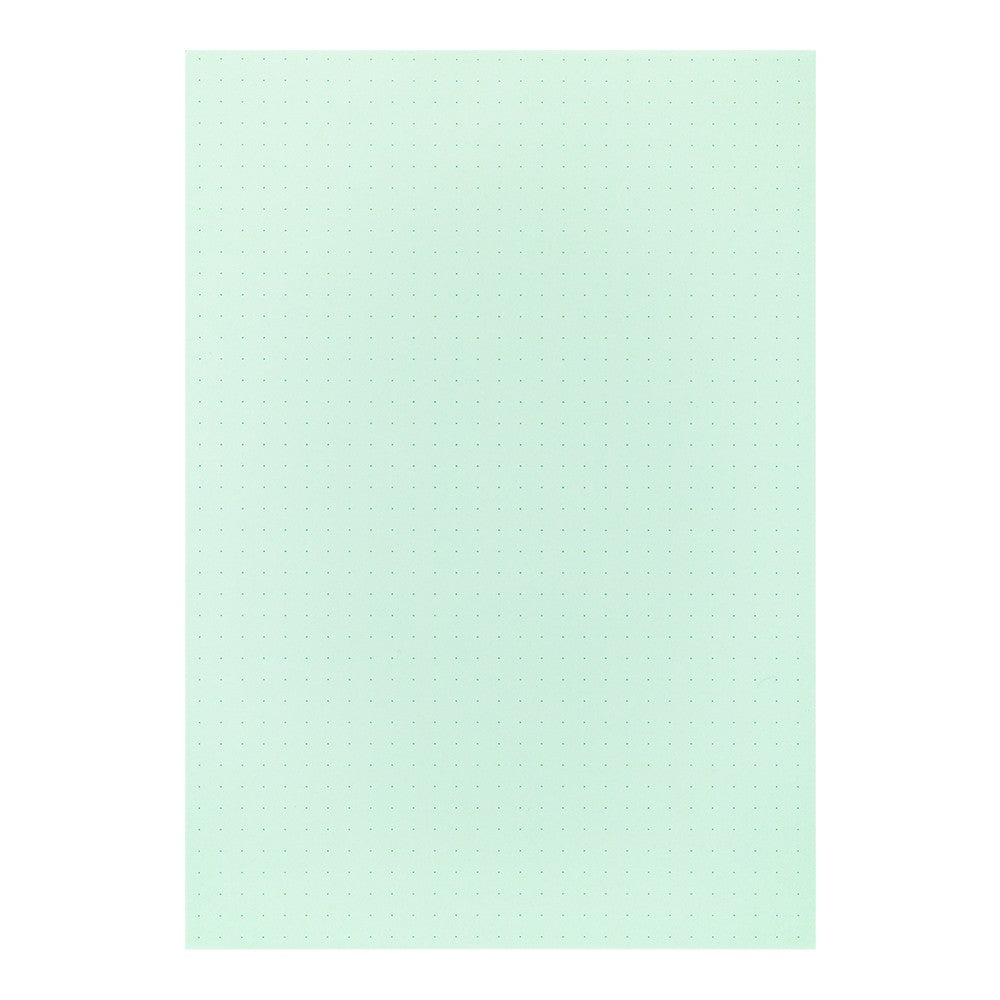 PAPER PAD A5 COLOR DOT GRID GREEN