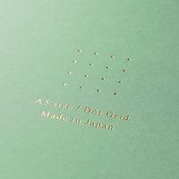 PAPER PAD A5 COLOR DOT GRID GREEN
