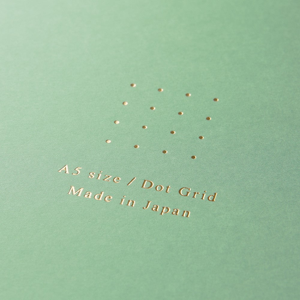 PAPER PAD A5 COLOR DOT GRID GREEN