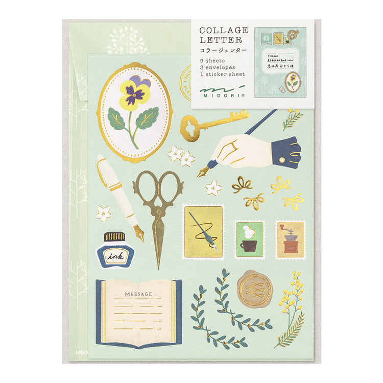 LETTER SET 923 COLLAGE STATIONERY