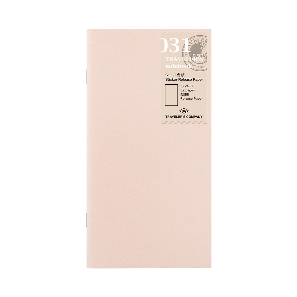 REGULAR SIZE REFILL STICKER RELEASE PAPER