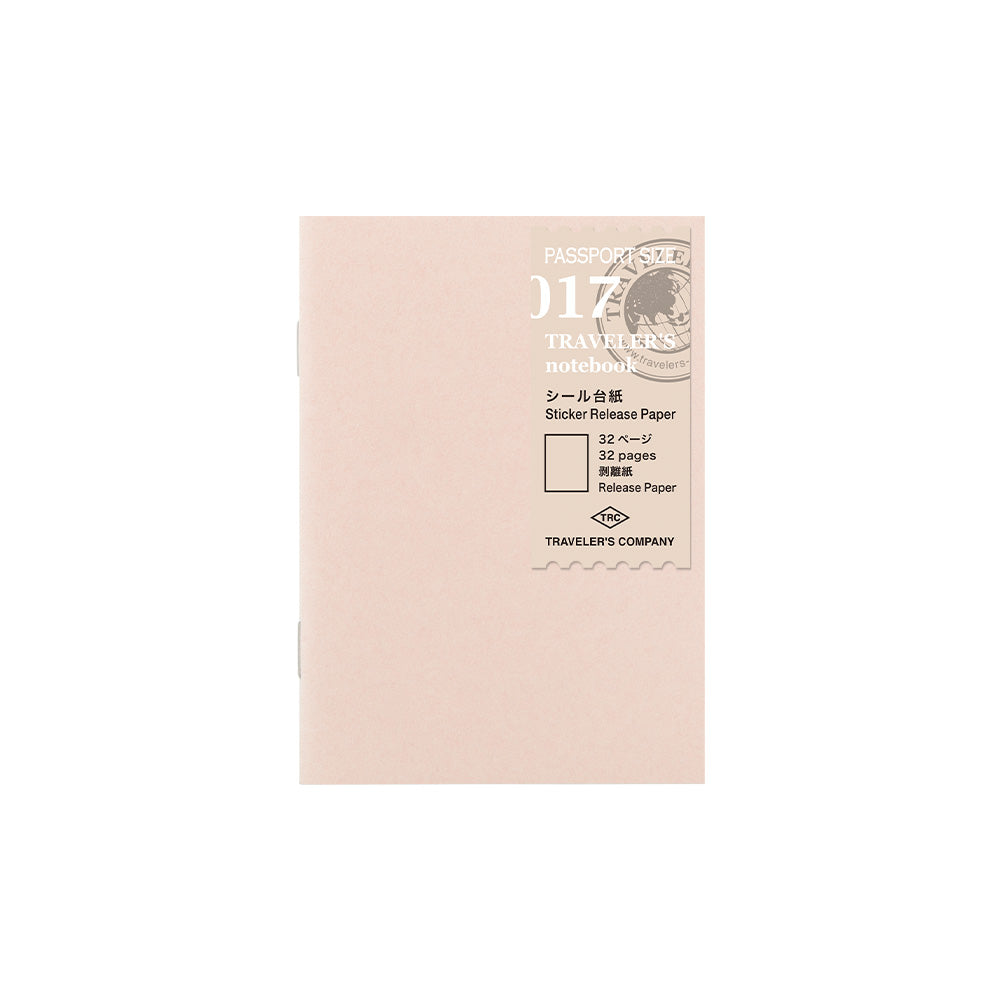 PASSPORT SIZE REFILL STICKER RELEASE PAPER