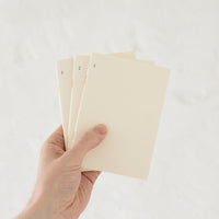 MD NOTEBOOK LIGHT A6 BLANK 3PCS PACK A (CHANGE FROM JP#231700)
