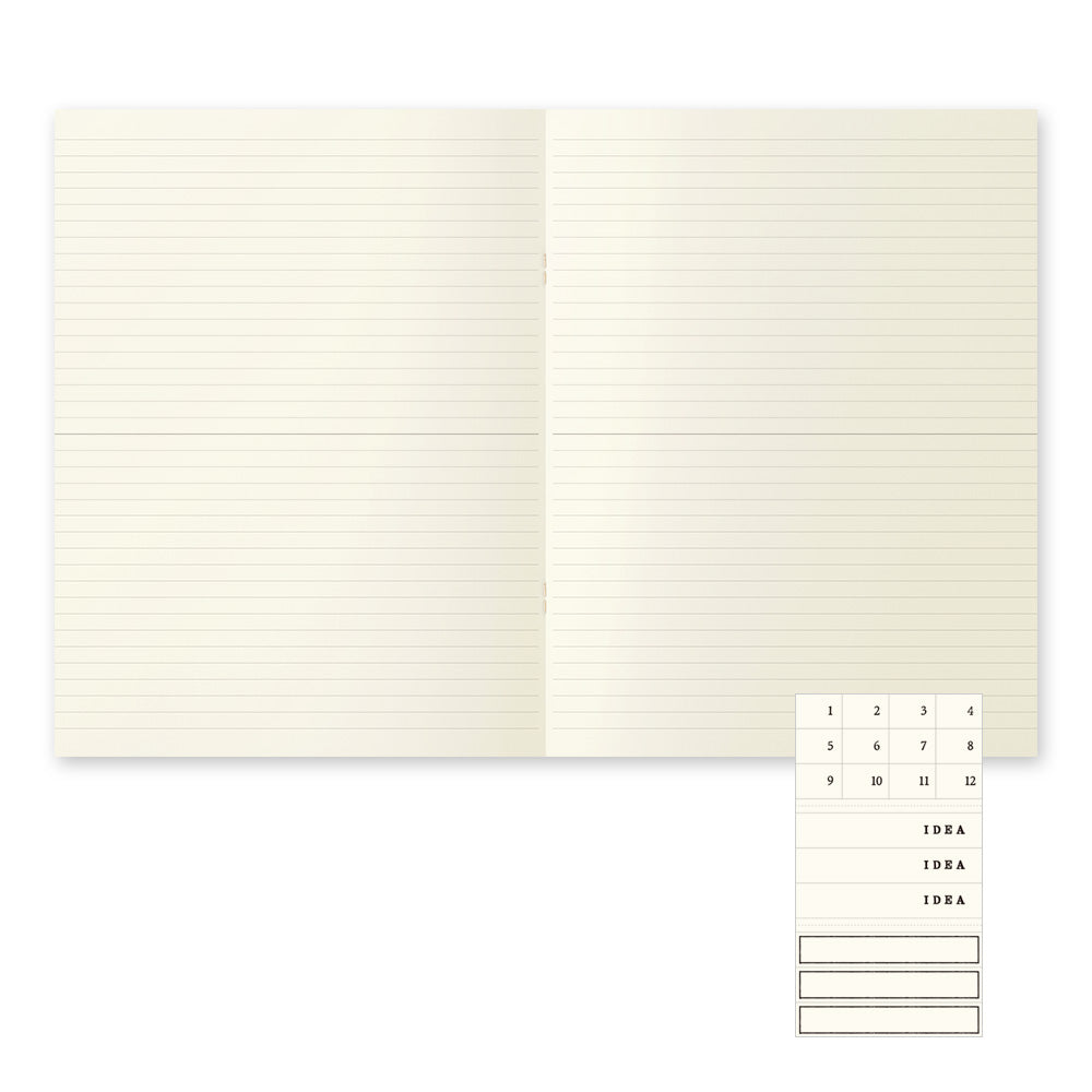 MD NOTEBOOK LIGHT A4 VARIANT LINED 3PCS PACK A