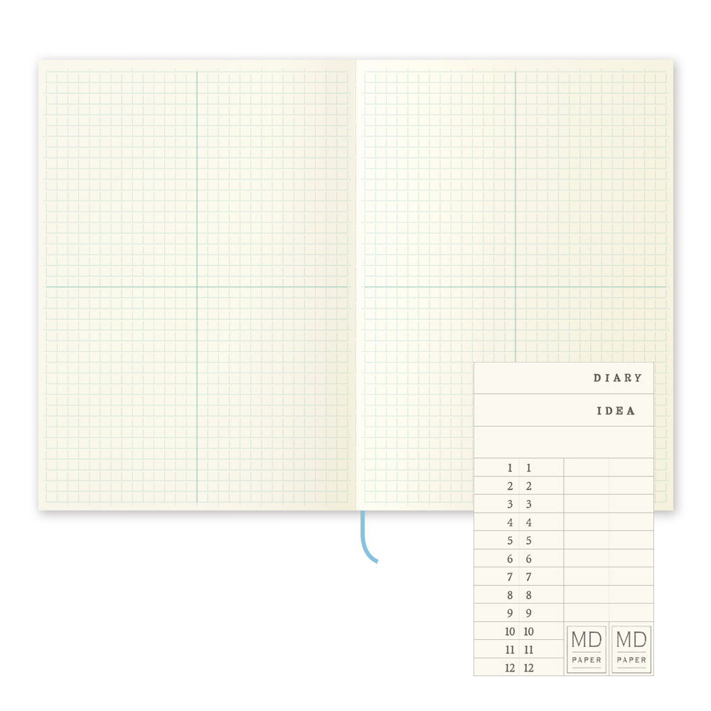 MD NOTEBOOK JOURNAL A5 GRID BLOCK A (CHANGE FROM JP#232154)