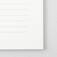 MD LETTER PAD COTTON HORIZONTAL RULED LINES A (CHANGE FROM JP#231638)