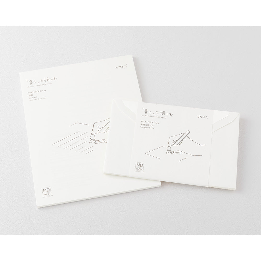MD LETTER PAD COTTON HORIZONTAL RULED LINES A (CHANGE FROM JP#231638)