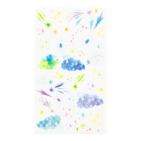 TRANSFER STICKER 2635 WATERCOLOR STARRY SKY