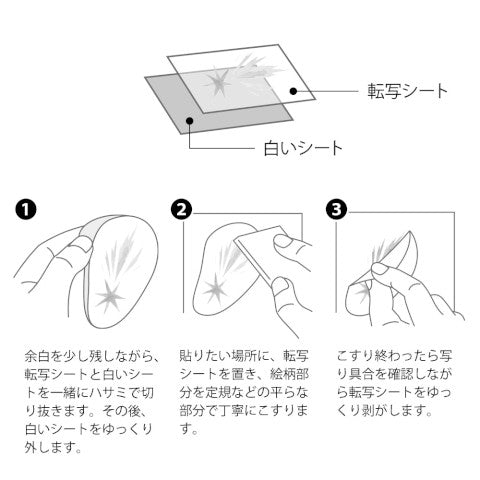 TRANSFER STICKER 2635 WATERCOLOR STARRY SKY